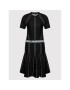 KARL LAGERFELD Rochie tricotată Logo 221W2050 Negru Slim Fit - Pled.ro