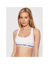 KARL LAGERFELD Sutien top Logo 211W2102 Alb - Pled.ro