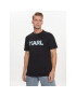 KARL LAGERFELD Tricou 230M2211 Negru Regular Fit - Pled.ro