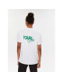 KARL LAGERFELD Tricou 235W1704 Alb Relaxed Fit - Pled.ro