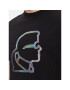 KARL LAGERFELD Tricou 755044 534221 Negru Regular Fit - Pled.ro