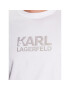 KARL LAGERFELD Tricou 755060 532241 Alb Regular Fit - Pled.ro