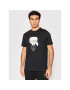 KARL LAGERFELD Tricou 755061 512251 Negru Regular Fit - Pled.ro