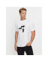 KARL LAGERFELD Tricou 755061 534241 Alb Regular Fit - Pled.ro