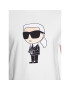 KARL LAGERFELD Tricou 755070 532250 Alb Regular Fit - Pled.ro