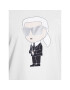 KARL LAGERFELD Tricou 755071 532251 Alb Regular Fit - Pled.ro