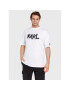 KARL LAGERFELD Tricou 755244 524224 Alb Regular Fit - Pled.ro