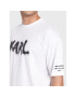 KARL LAGERFELD Tricou 755244 524224 Alb Regular Fit - Pled.ro