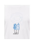 KARL LAGERFELD Tricou 755401 541221 Alb Regular Fit - Pled.ro