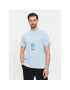 KARL LAGERFELD Tricou 755401 541221 Albastru Regular Fit - Pled.ro