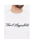 KARL LAGERFELD Tricou 755403 541221 Alb Regular Fit - Pled.ro