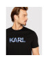 KARL LAGERFELD Tricou Crew Neck 755047 521225 Negru Regular Fit - Pled.ro