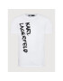 KARL LAGERFELD Tricou Crewneck 755065 521224 Alb Regular Fit - Pled.ro