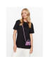 KARL LAGERFELD Tricou Cross Bag 236W1731 Negru Regular Fit - Pled.ro