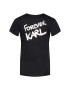 KARL LAGERFELD Tricou Forever 205W1702 Negru Regular Fit - Pled.ro