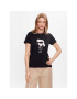 KARL LAGERFELD Tricou Ikonik 2.0 230W1700 Negru Regular Fit - Pled.ro