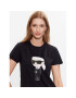 KARL LAGERFELD Tricou Ikonik 2.0 230W1700 Negru Regular Fit - Pled.ro