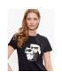 KARL LAGERFELD Tricou Ikonik 2.0 230W1704 Negru Regular Fit - Pled.ro