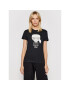 KARL LAGERFELD Tricou Ikonik Karl 210W1721 Negru Regular Fit - Pled.ro