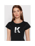 KARL LAGERFELD Tricou KL22WTS01 Negru Regular Fit - Pled.ro