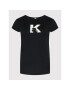 KARL LAGERFELD Tricou KL22WTS01 Negru Regular Fit - Pled.ro