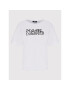 KARL LAGERFELD Tricou KL22WTS02 Alb Regular Fit - Pled.ro