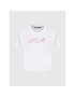 KARL LAGERFELD Tricou Logo 221W1717 Alb Relaxed Fit - Pled.ro