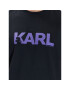 KARL LAGERFELD Tricou Logo 230M2211 Negru Regular Fit - Pled.ro