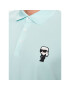 KARL LAGERFELD Tricou polo 745022 532221 Verde Regular Fit - Pled.ro