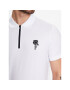 KARL LAGERFELD Tricou polo 745081 531221 Alb Regular Fit - Pled.ro