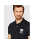 KARL LAGERFELD Tricou polo KL22MPL01 Negru Regular Fit - Pled.ro