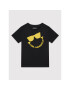 KARL LAGERFELD Tricou SMILEY WORLD Z25344 D Negru Regular Fit - Pled.ro