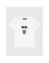 KARL LAGERFELD Tricou Z25337 M Alb Regular Fit - Pled.ro