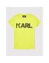 KARL LAGERFELD Tricou Z25358 D Verde Regular Fit - Pled.ro