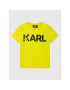 KARL LAGERFELD Tricou Z25358 D Verde Regular Fit - Pled.ro