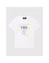 KARL LAGERFELD Tricou Z25364 D Alb Regular Fit - Pled.ro