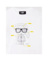 KARL LAGERFELD Tricou Z25364 D Alb Regular Fit - Pled.ro