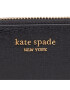 Kate Spade Portofel Mare de Damă Monogram Saffiano Leather Zip Ar K8917 Negru - Pled.ro