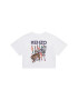 Kenzo Kids Tricou K15617 S Alb Regular Fit - Pled.ro