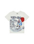 Kenzo Kids Tricou K25098 D Alb Regular Fit - Pled.ro