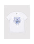 Kenzo Kids Tricou K25170 Alb Regular Fit - Pled.ro