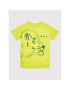 Kenzo Kids Tricou K25638 Verde Regular Fit - Pled.ro