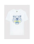 Kenzo Kids Tricou K25667 M Alb Regular Fit - Pled.ro