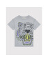 Kenzo Kids Tricou K25670 D Gri Regular Fit - Pled.ro