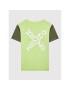 Kenzo Kids Tricou K25680 Verde Regular Fit - Pled.ro