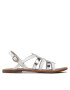 Kickers Sandale Dixon 695574-30 D Alb - Pled.ro