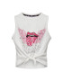 Kids ONLY Top 15296704 Alb Regular Fit - Pled.ro