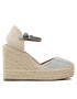 Kurt Geiger Espadrile Mandy Espadrille Wedge 9798910609 Alb - Pled.ro