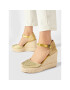 Kurt Geiger Espadrile Mandy Espadrille Wedge 9798993609 Galben - Pled.ro