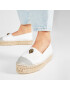 Kurt Geiger Espadrile Morella Eagle 3749110109 Alb - Pled.ro